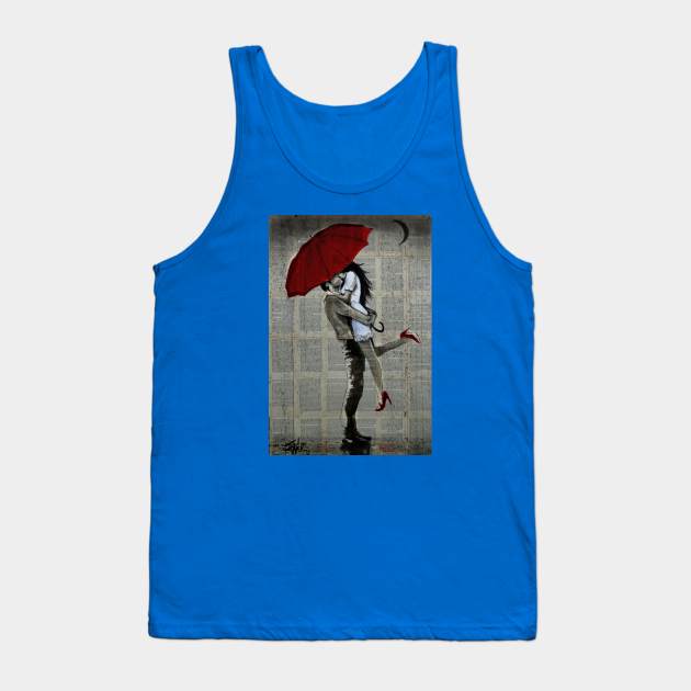 Rainy hearts Tank Top by Loui Jover 